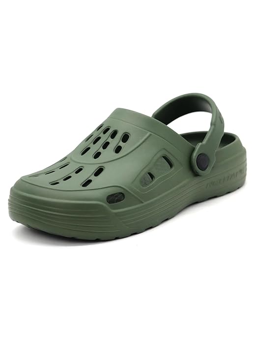 Red Tape Men's Buckle Clogs
