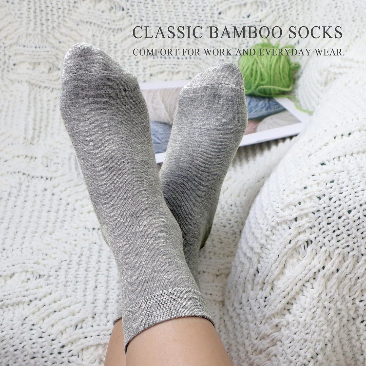 Women's Bamboo Quarter Socks