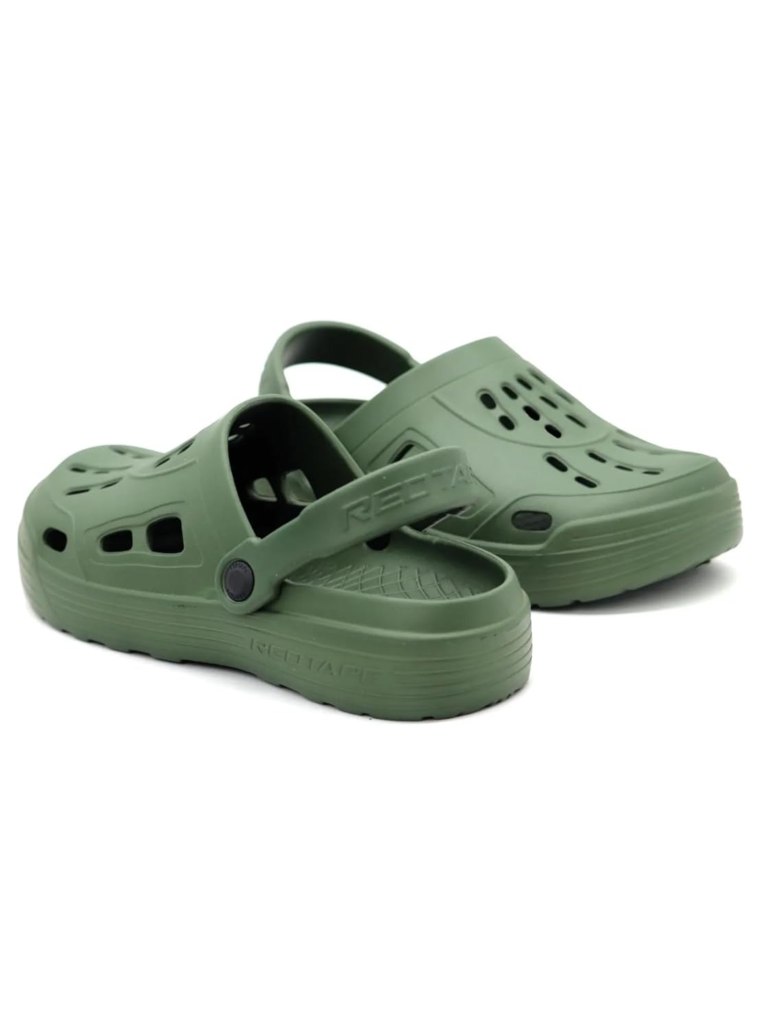 Red Tape Men's Buckle Clogs