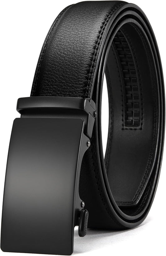 Leather Ratchet Belt Mens