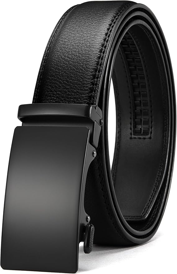Leather Ratchet Belt Mens