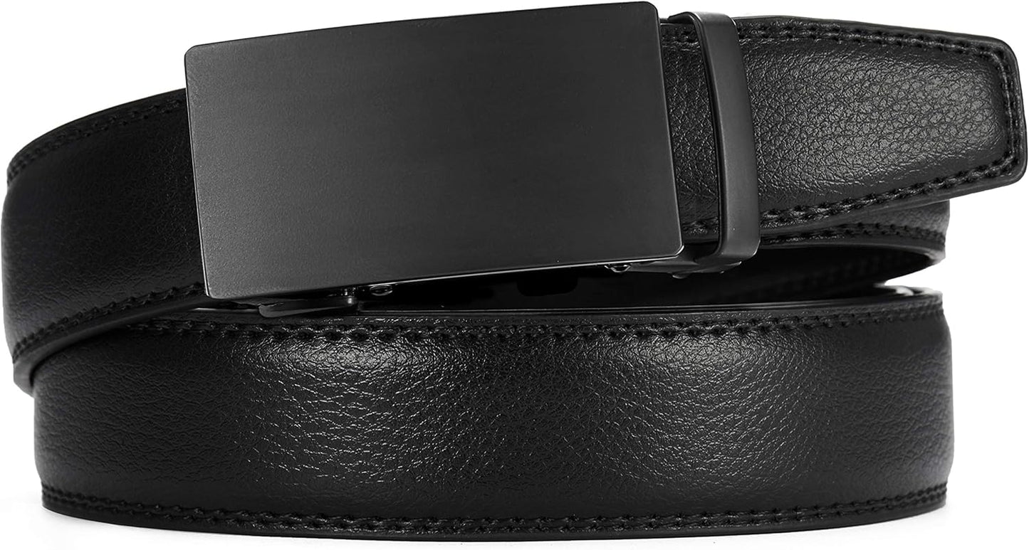 Leather Ratchet Belt Mens